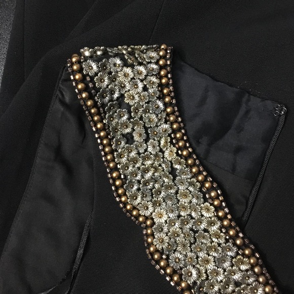 NEW Kay Unger NY Women's Embellished Sequin V-Neck Dress Size 6 Black MSRP $430 - Picture 12 of 16